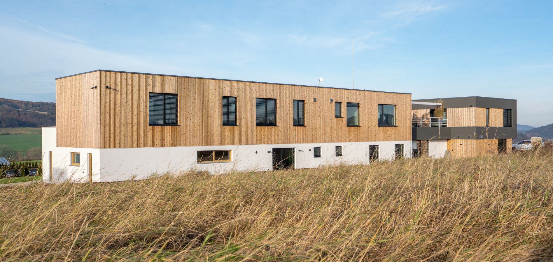 Nové sídlo a kanceláře firmy Lucern Dřevostavby s.r.o.